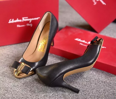 Ferragamo Shallow mouth kitten heel Shoes Women--022